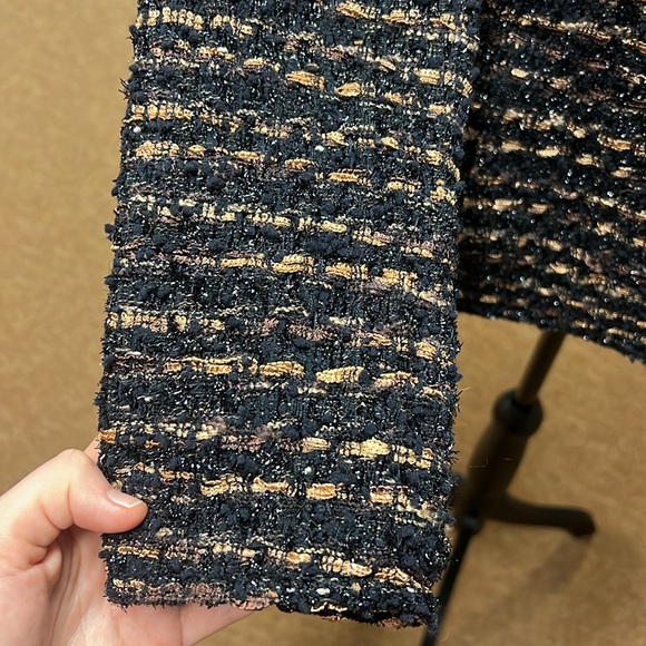 Pre Loved Blazer Multi Tweed Like Material Jones New York Sz 8 RUNS VERY SMALL! - Picture 3 of 13